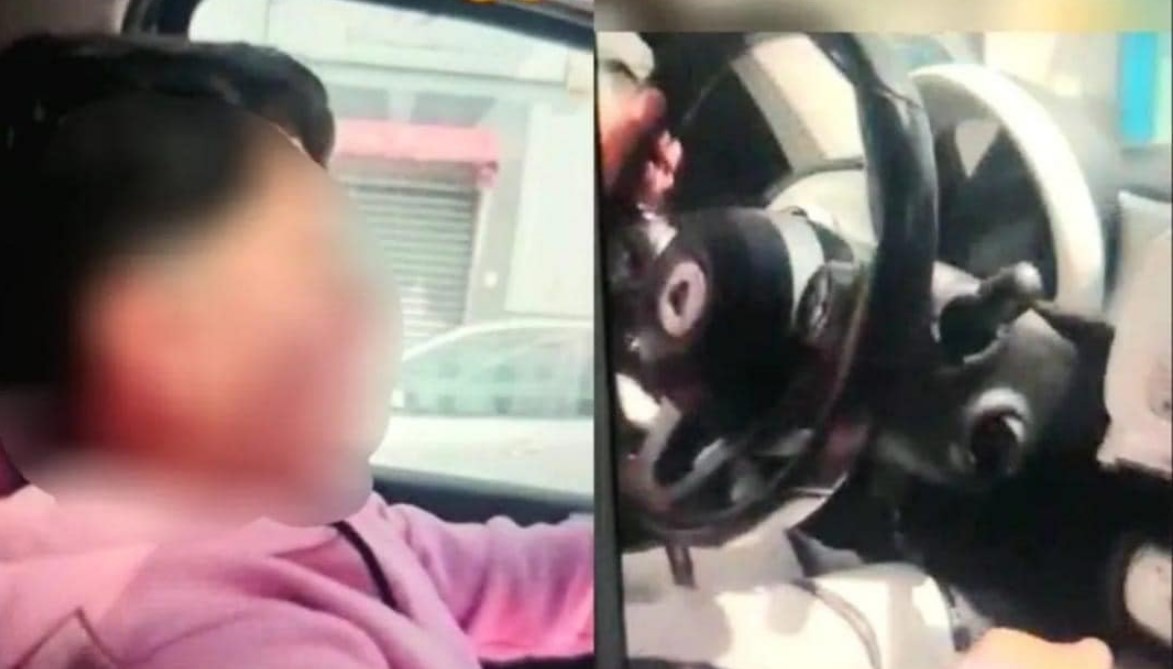 12enne alla guida di una Smart