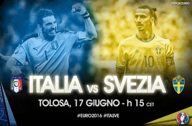 Italia Svezia streaming: come vedere la partita sul web