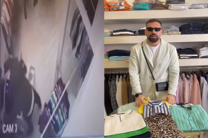 Rapina a noto negozio di abbigliamento