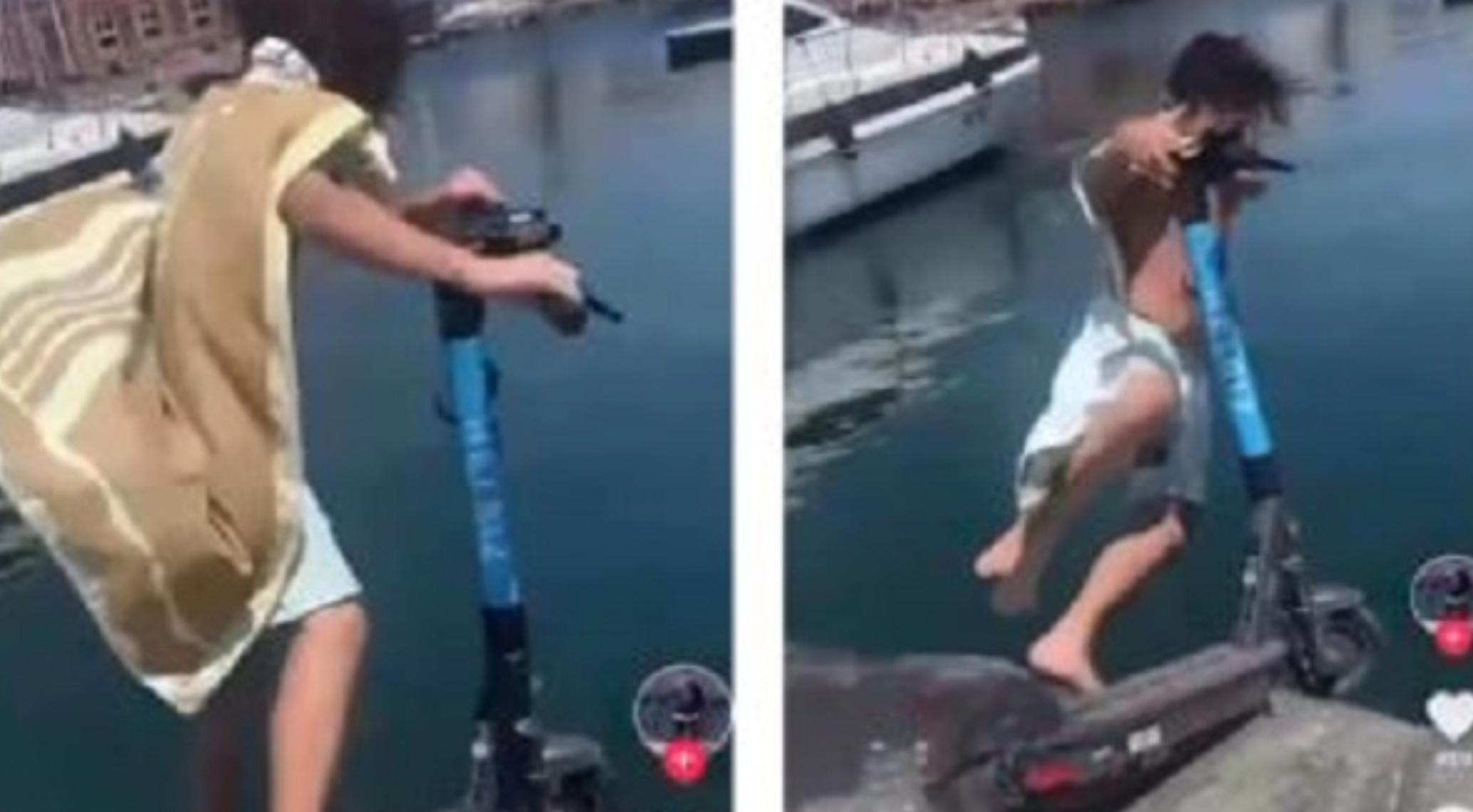 challenge monopattino napoli mare