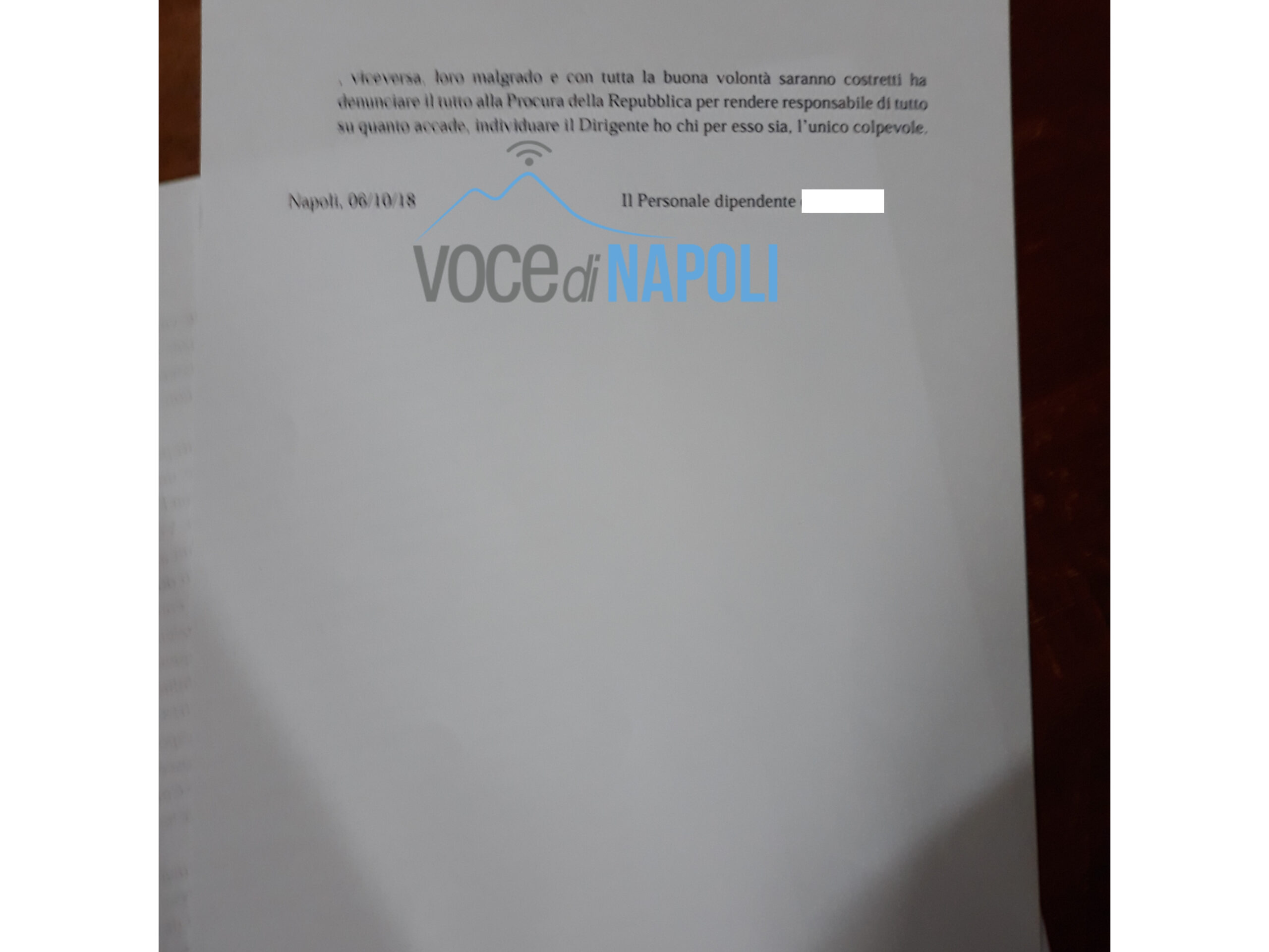 Eav, lettera di denuncia di alcuni dipendenti: "Sfruttati e non pagati"