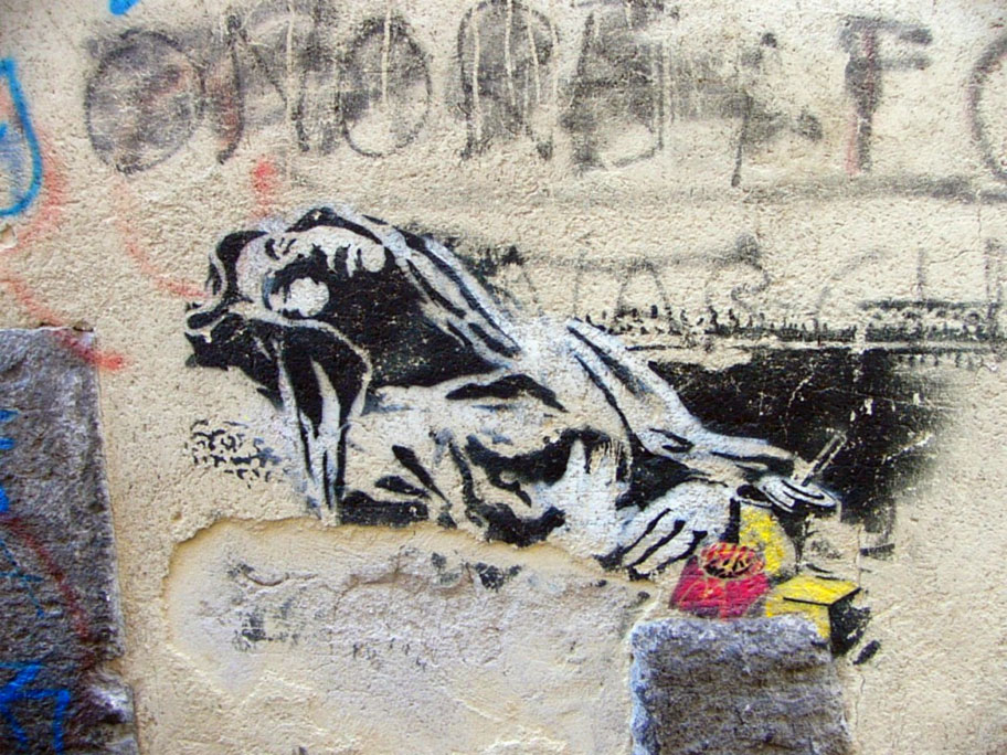Banksy-Estasi-Beata-Ludovica-Albertoni