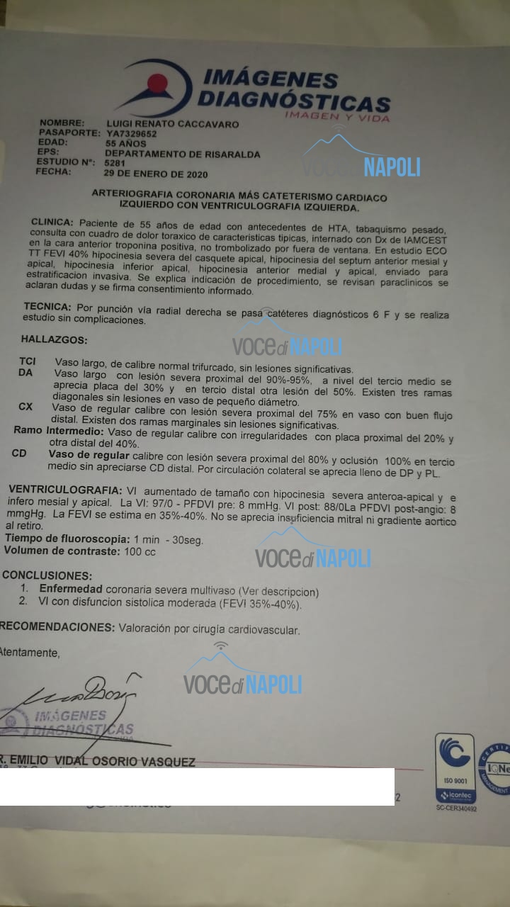 "Ho avuto tre infarti se non torno in Italia rischio la vita", l'appello di Luigi uno degli italiani fermi in Colombia