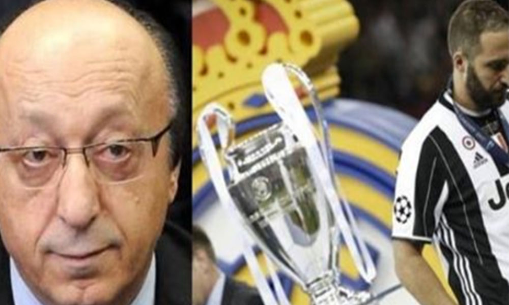 Moggi attacca Higuain: "In Europa non combina nulla, l'avete visto"