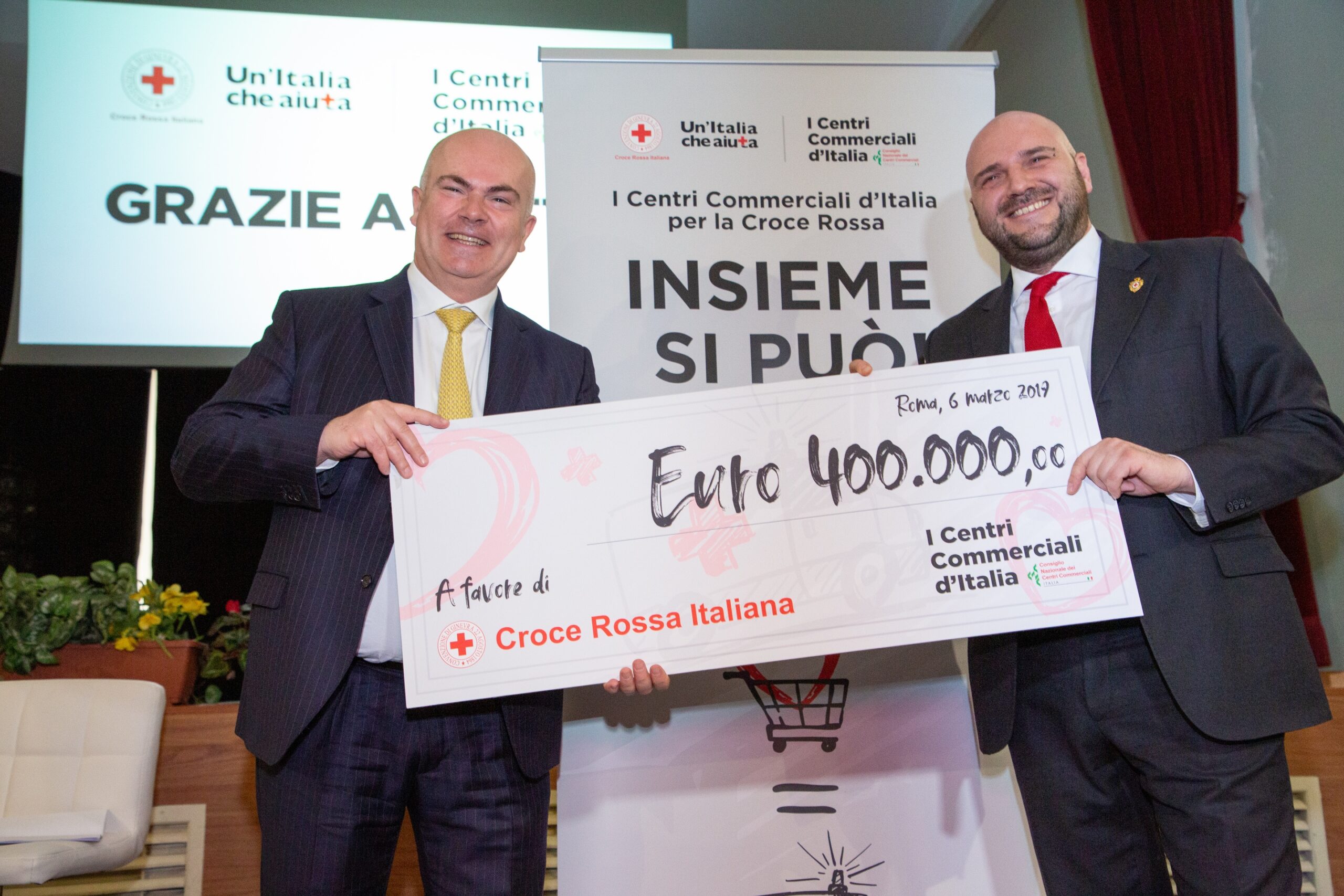 Croce Rossa Italiana e centri commerciali, raccolti 475mila euro per la solidarietà