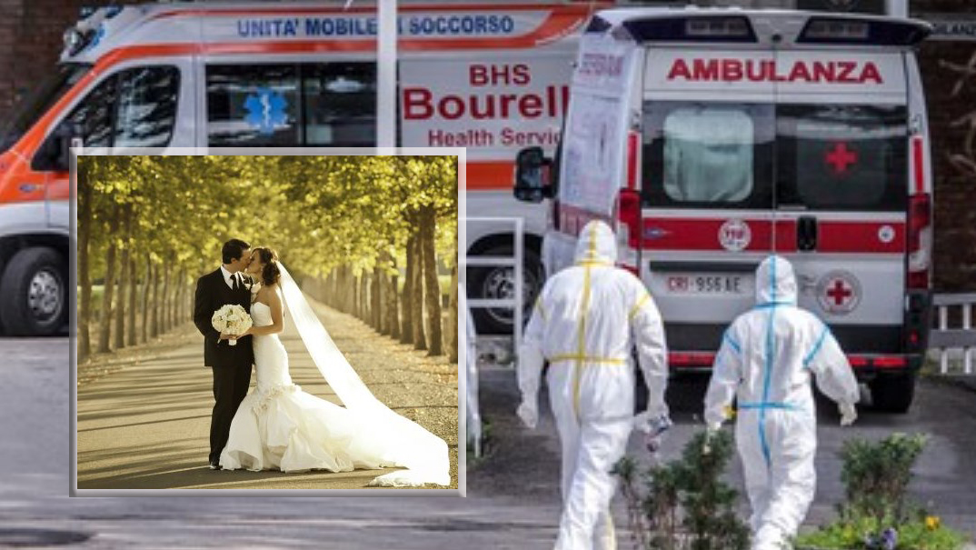 Matrimonio finisce in quarantena, padre della sposa positivo al Covid-19 tutti gli ospiti in isolamento