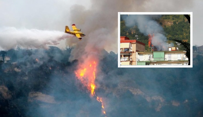 Napoli, in fiamme la collina dei Camaldoli: il fuoco a ridosso delle case. I residenti: "Ora basta"