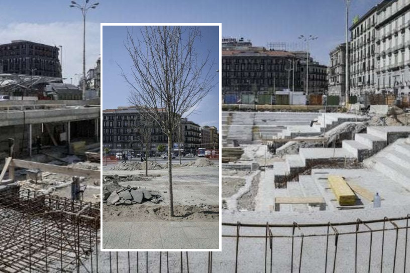 Napoli, ecco il restyling di piazza Garibaldi: metro e "bosco urbano"