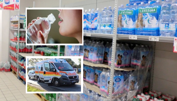 Paura in Campania, coppia beve acqua comprata al market e si sente male: dentro c'era l'acido