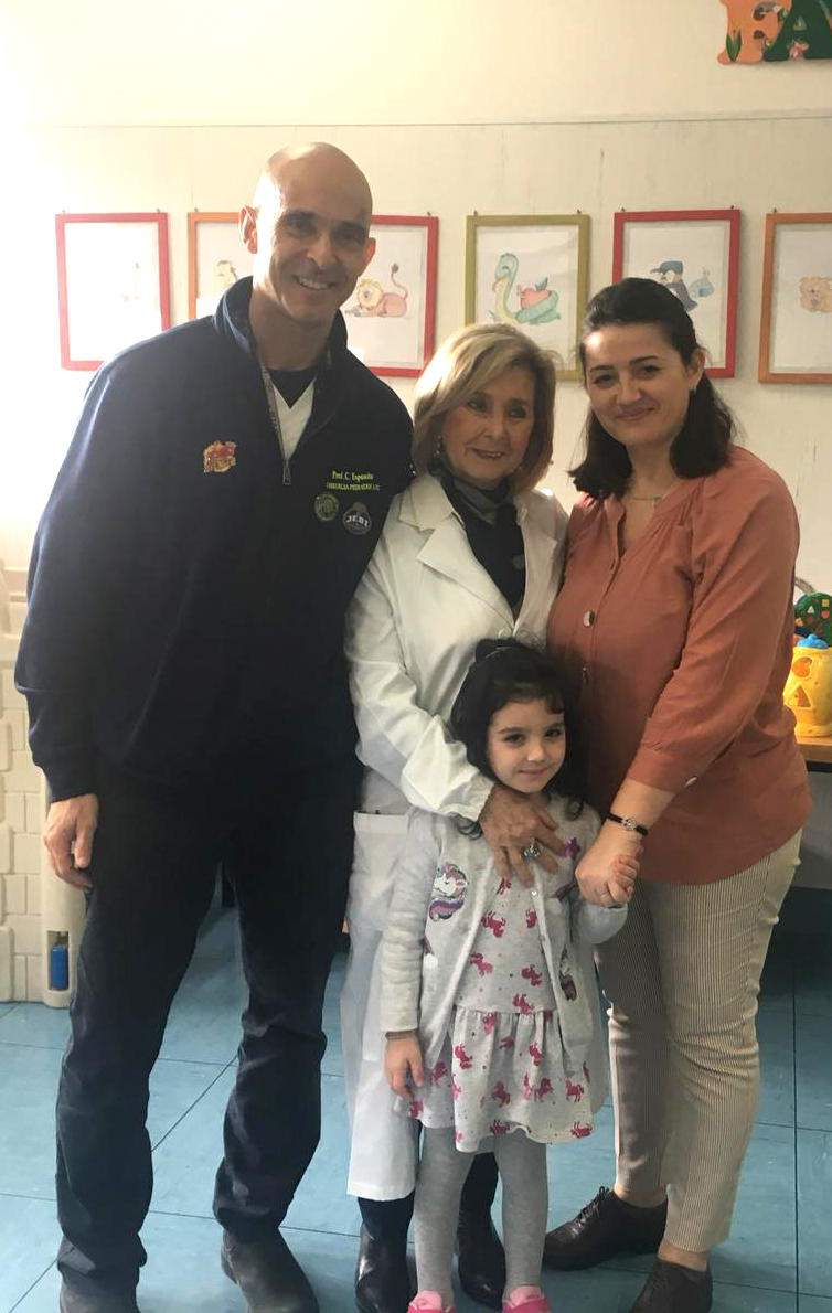 Piccola paziente albanese salva grazie a un innovativo intervento al Policlinico Federico II