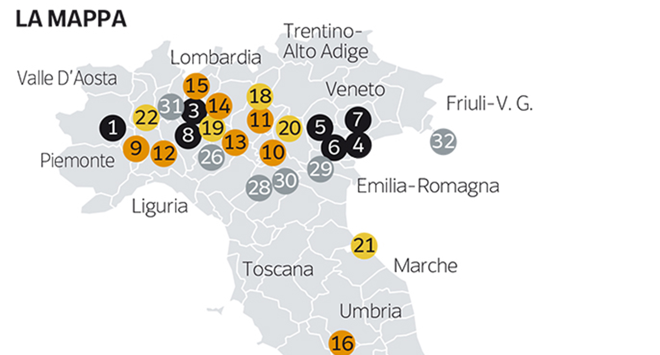 Legambiente: l'aria del Nord è più inquinata di quella del Sud, bandiera nera a Torino