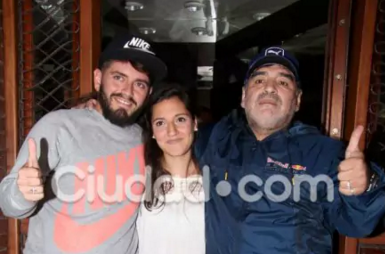 Diego Maradona finalmente fa pace con il figlio Diego Junior 