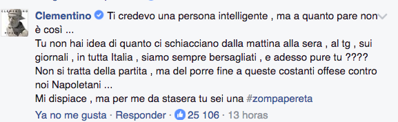 Clementino contro Nina Moric, l'attacco del rapper su Facebook 