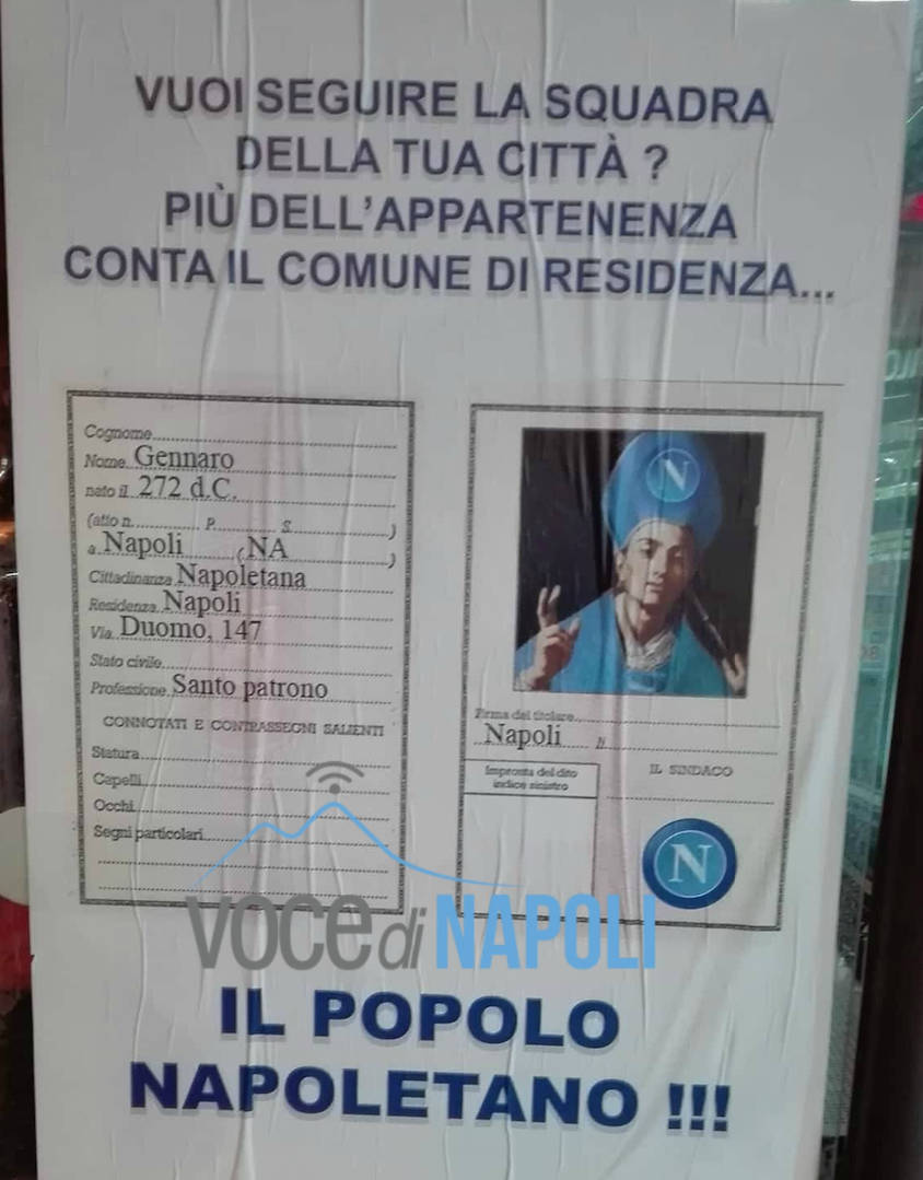 La protesta dei tifosi del Napoli contro le discriminazioni