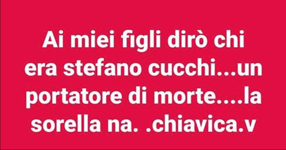 Stefano Cucchi, offese choc sui social: nella bufera coordinatore della Lega a Pontecagnano