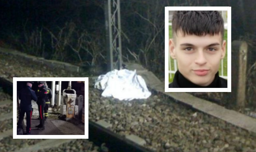 Lacrime e dolore per Mattia, travolto e ucciso da un treno davanti agli amici: aveva 15 anni
