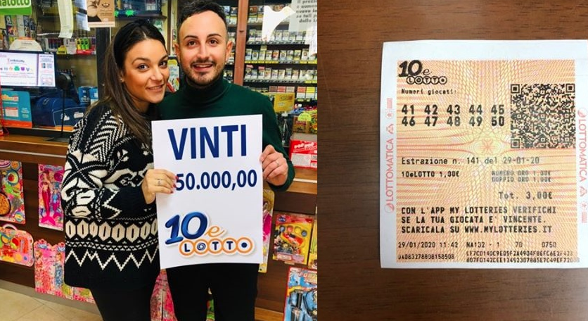 Portico, grande vittoria al '10eLotto': premio da 50mila euro