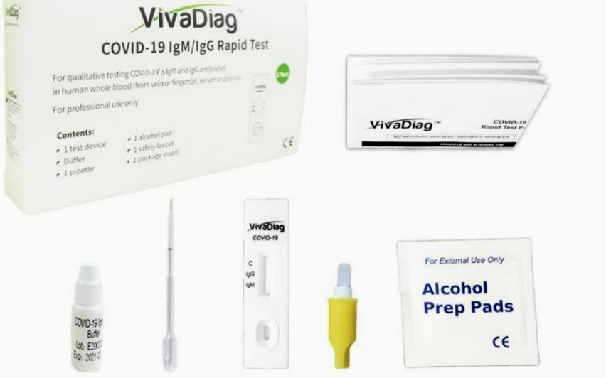 Ecco il 'VivaDiag Covid 19', il test rapido per verificare la positività al virus