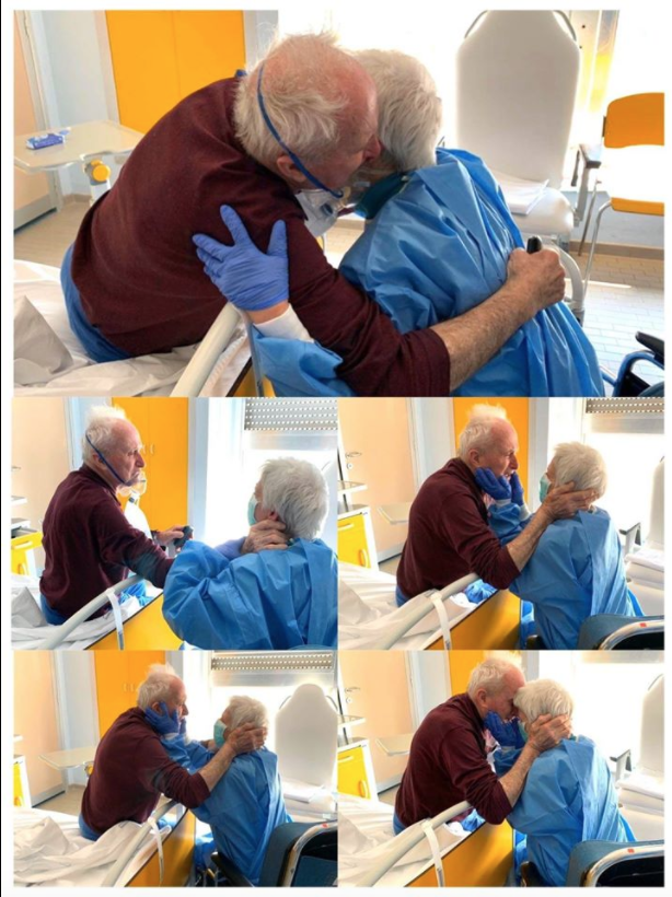 Rosa e Giorgio, sposati da 52 anni: in ospedale l'abbraccio più bello ai tempi del covid19