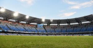 Danni allo stadio San Paolo dopo la bufera, a rischio Napoli Parma