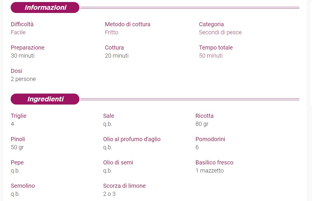 Triglie fritte con ricotta e pomodorino, la ricetta di Antonino Cannavacciuolo