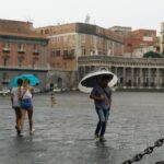 Meteo Napoli, con il ciclone Poppea piogge e temperature in calo