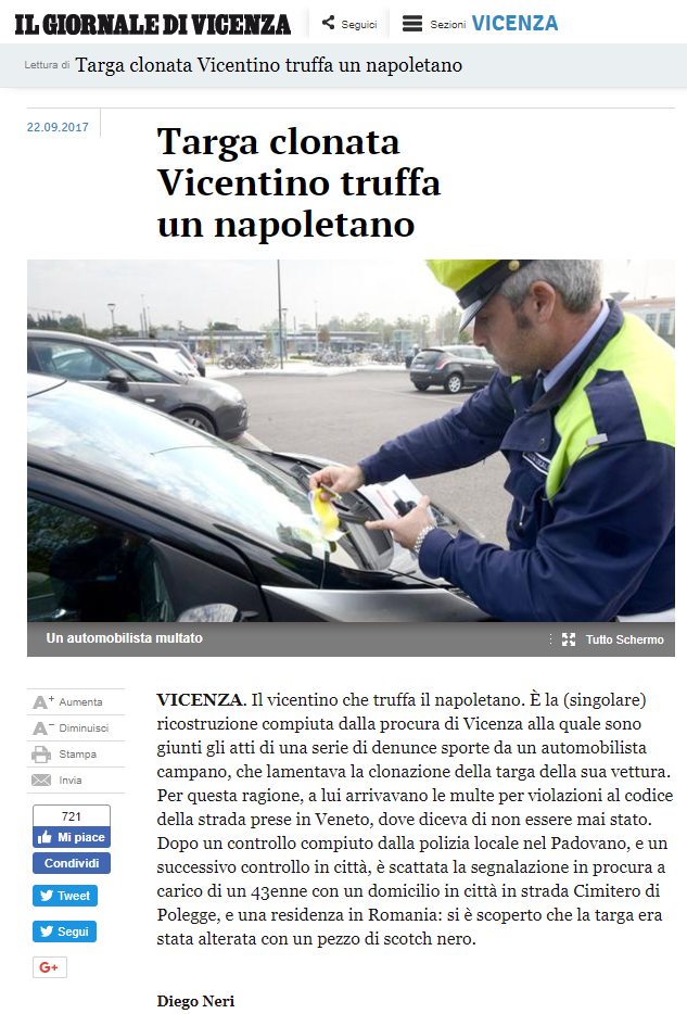 il giornale di vicenza