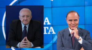 De Luca ospite a Porta a Porta con Fontana: "Chi va da Milano a Napoli e viceversa va bloccato"