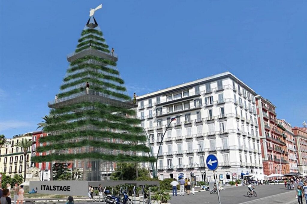 N'Albero, al via il progetto: un abete gigante per il Natale di Napoli