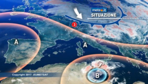 Previsioni meteo, in arrivo una perturbazione di fronte freddo: calo delle temperature 