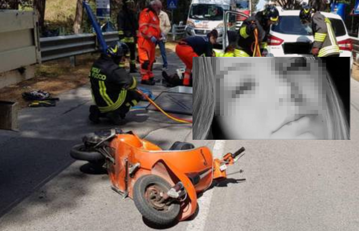Tragedia del sabato sera, vespa contro un palo: Vittoria De Paoli muore a 14 anni, grave l'amico