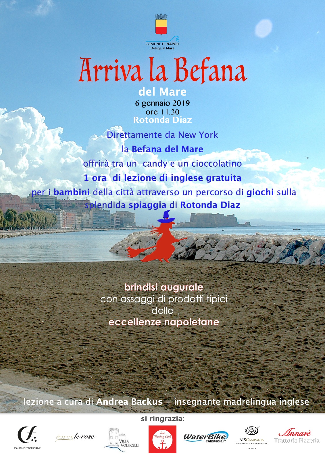 La festa della Befana in piazza del Plebiscito, giochi, regali, pizze e dolciumi: tutte le sorprese per i più piccoli