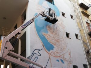 Quartieri Spagnoli, un murales per l'ex mercatino di Sant'Anna di Palazzo: ora il bando