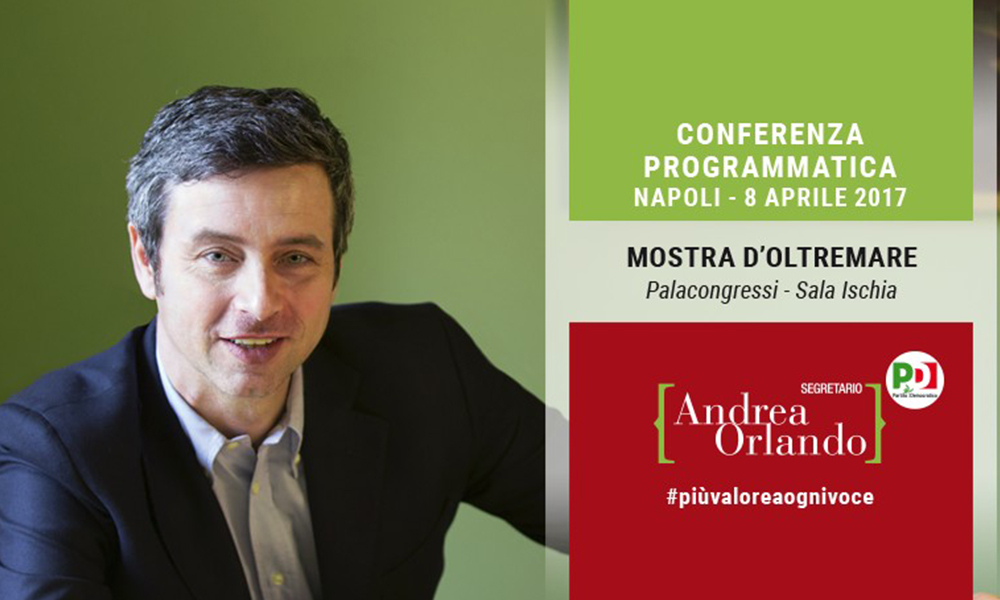Andrea Orlando a Napoli "Da questa città parte la mia conferenza programmatica"