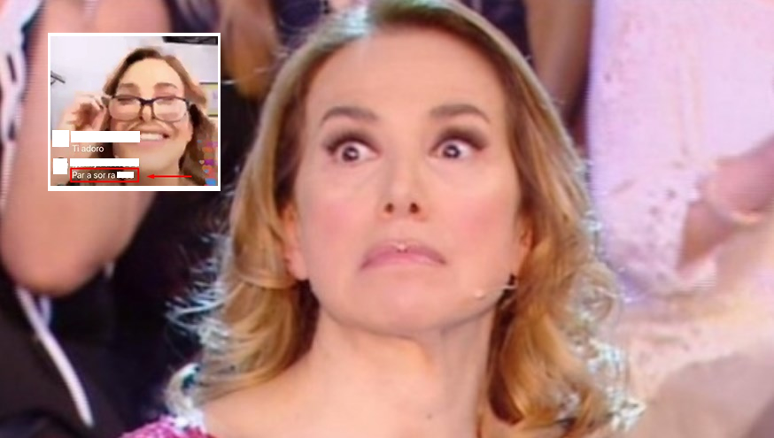 Barbara D'Urso, il video con l'insulto e la risposta della conduttrice