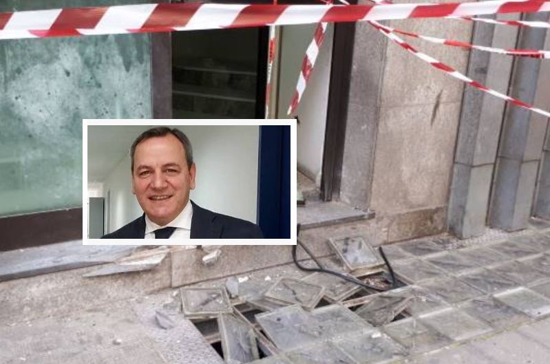 Torre Annunziata, bomba carta davanti al negozio. Il Sindaco Ascione: "Fatto grave, siamo preoccupati"