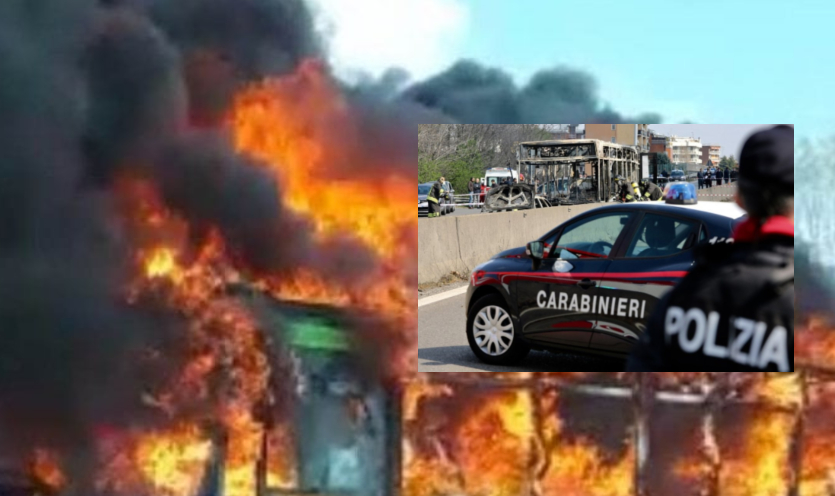 Milano, autista sequestra e da fuoco a bus con studenti: "Da qui non esce vivo nessuno"