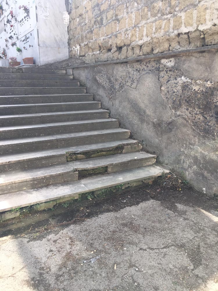 Il degrado del cimitero di Poggioreale, la denuncia di un cittadino