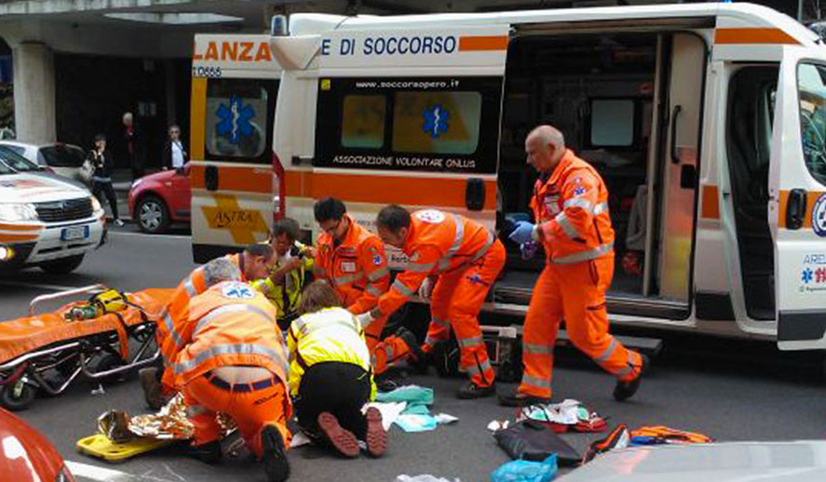 Ciclista travolto da un auto nel casertano è ricoverato in fin di vita