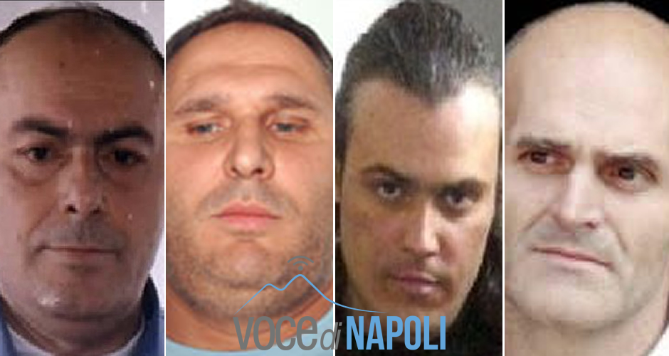 Da sinistra Paolo Di Lauro, Cesare Pagano, Cosimo Di Lauro, Raffaele Amato