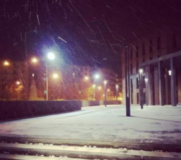 Gelo in Campania, nevica anche a Napoli