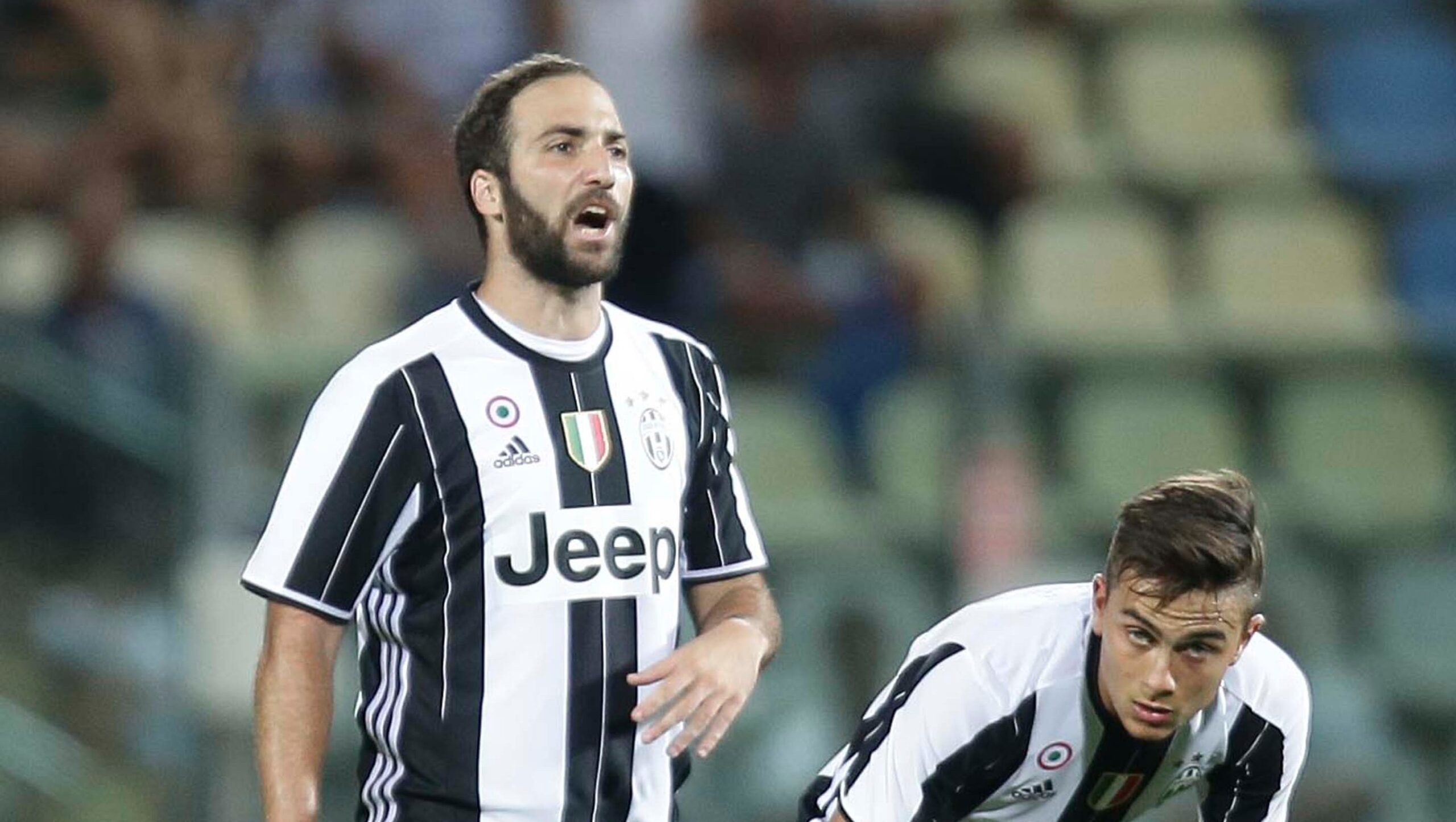 Juventus - Espanyol partita amichevole precampionato Modena 13 Agosto 2016 nella foto Gonzalo Higuain e Paulo Dybala ©GS/AGENZIA ALDO LIVERANI SAS