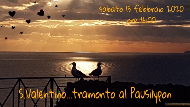 “S. Valentino… tramonto al Pausilypon”, a cura del C.S.I. Gaiola onlus