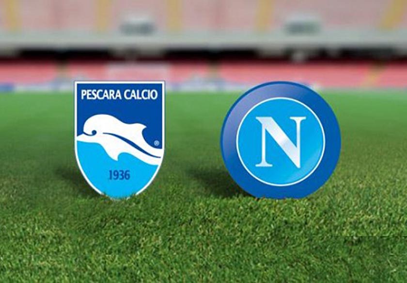 È finita la partita a Pescara, il Napoli pareggia 2 - 2