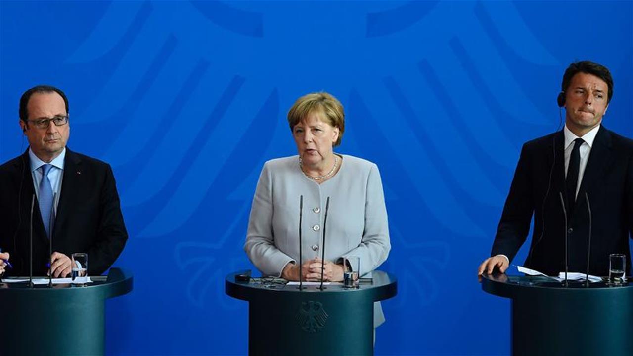 Renzi, Merkel e Hollande saranno a Napoli questa domenica