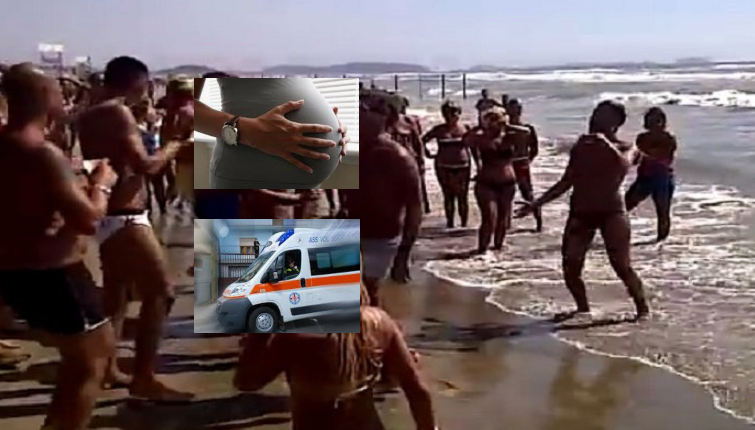 Gaeta, malore in spiaggia per una donna incinta: aveva litigato per un lettino