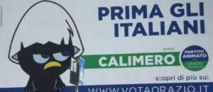 Elezioni Regionali in Campania, a Caserta manifesti con Sailor Moon e Calimero 