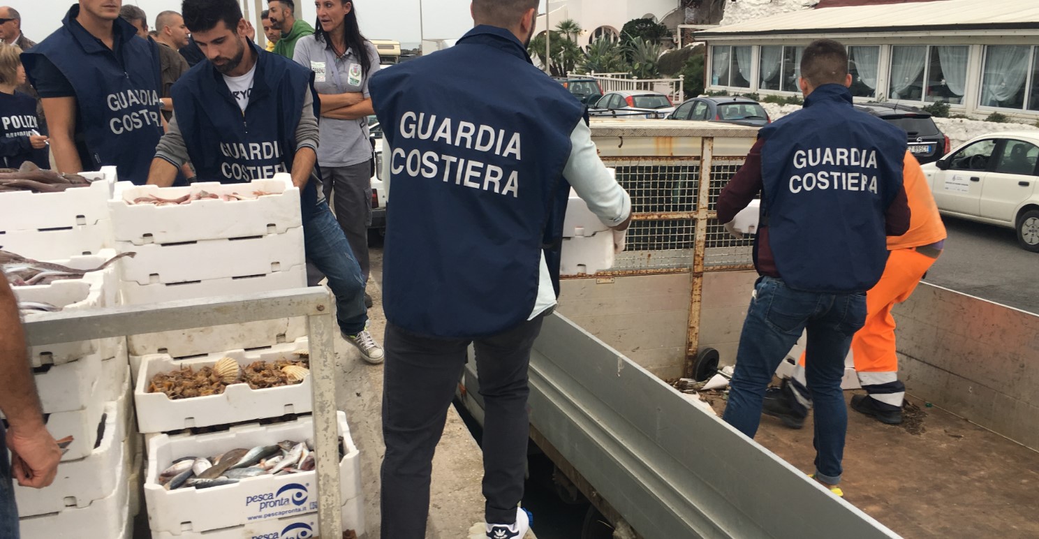 Maxi sequestro di pesce tra Mugnano e San Giovanni a Teduccio