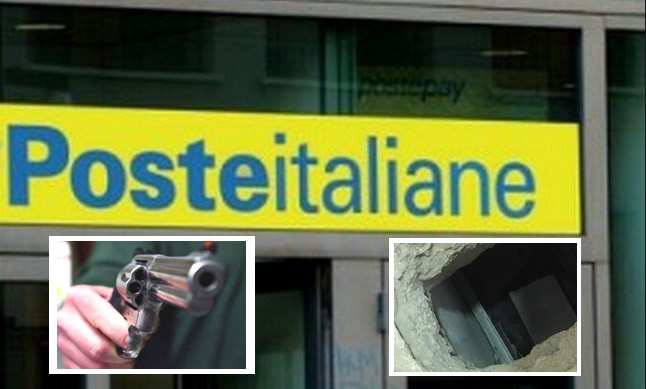 Rapina A Mano Armata Della Banda Del Buco Portati Via Mila Euro Dalle Poste