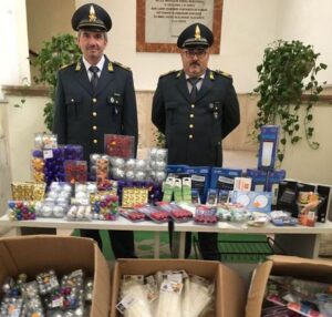 Sequestrati a Benevento 47mila articoli di merce cinese